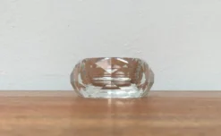 Cendrier en cristal vintage, années 1970