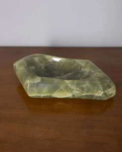 Cendrier en onyx vintage des années 1960, design italien