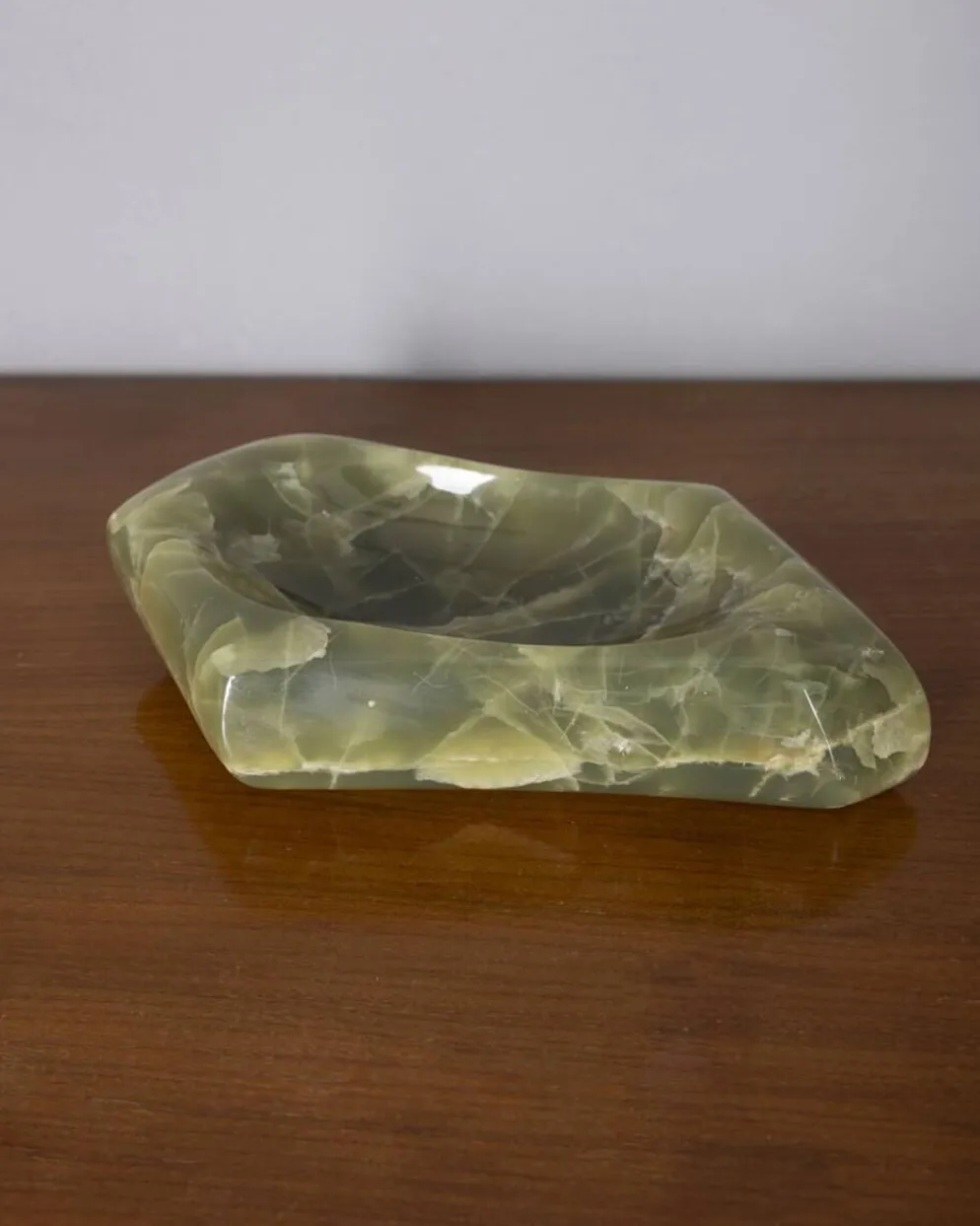 Cendrier en onyx vintage des années 1960, design italien