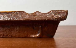 Cendrier en poterie vintage d'Allemagne de l'Ouest WGP Fat Lava, années 1970