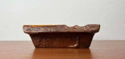Cendrier en poterie vintage d'Allemagne de l'Ouest WGP Fat Lava, années 1970