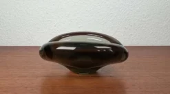 Cendrier en verre danois du milieu du siècle par Per Lütken pour Holmegaard, 1962