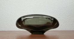 Cendrier en verre danois du milieu du siècle par Per Lütken pour Holmegaard, 1962