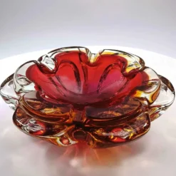 Cendrier en verre de Murano, années 1960