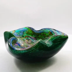 Cendrier en verre de Murano par Dino Martens, années 1950