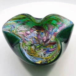 Cendrier en verre de Murano par Dino Martens, années 1950