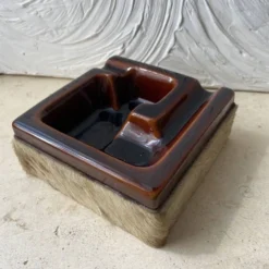 Cendrier et porte pipe Longchamp années 70
