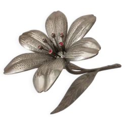 Cendrier Fleur de Lotus en laiton
