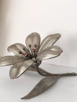 Cendrier Fleur de Lotus en laiton