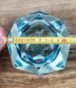 Cendrier ou Vide-poche "Diamant" en verre de Murano par Flavio Poli
