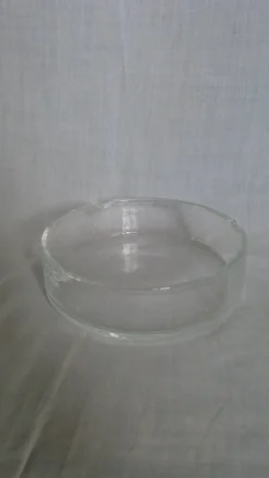Cendrier ou vide-poche en verre bullé artisanal