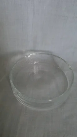 Cendrier ou vide-poche en verre bullé artisanal