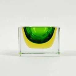 Cendrier/porte-objets en verre de Murano du milieu du siècle par Flavio Poli pour Seguso, années 1970.