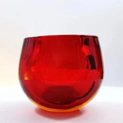 Cendrier rare des années 1960 en verre de Murano par Flavio Poli pour Seguso.