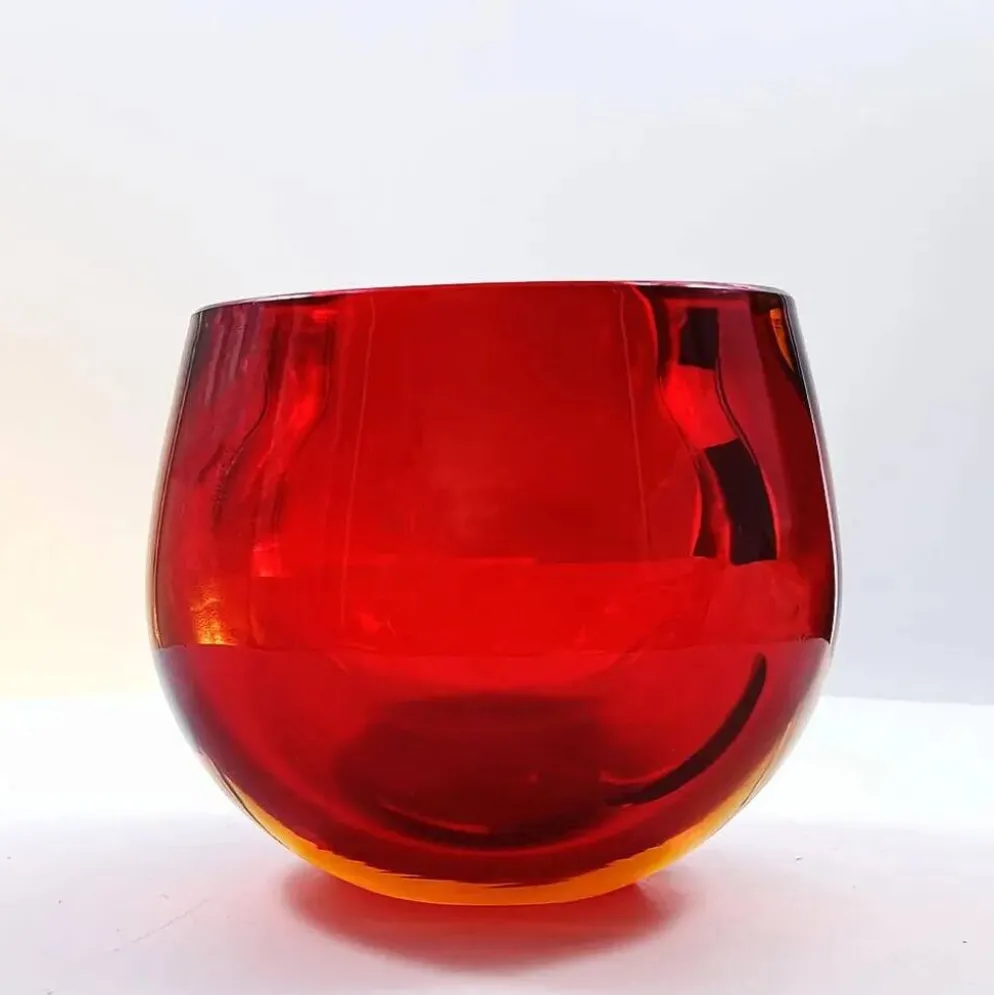Cendrier rare des années 1960 en verre de Murano par Flavio Poli pour Seguso.