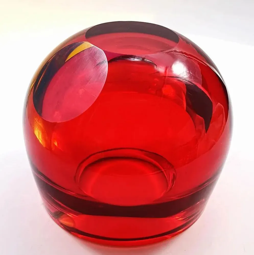 Cendrier rare des années 1960 en verre de Murano par Flavio Poli pour Seguso.
