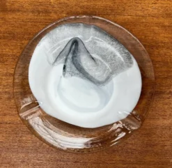 Cendriers en verre d'art postmoderne par Hans Jürgen Richartz pour la collection d'art Richartz, années 1980, ensemble de 2