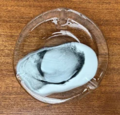 Cendriers en verre d'art postmoderne par Hans Jürgen Richartz pour la collection d'art Richartz, années 1980, ensemble de 2