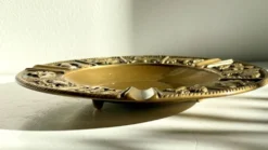 CENDRIER Signes du Zodiaque BRONZE Vintage