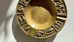 CENDRIER Signes du Zodiaque BRONZE Vintage