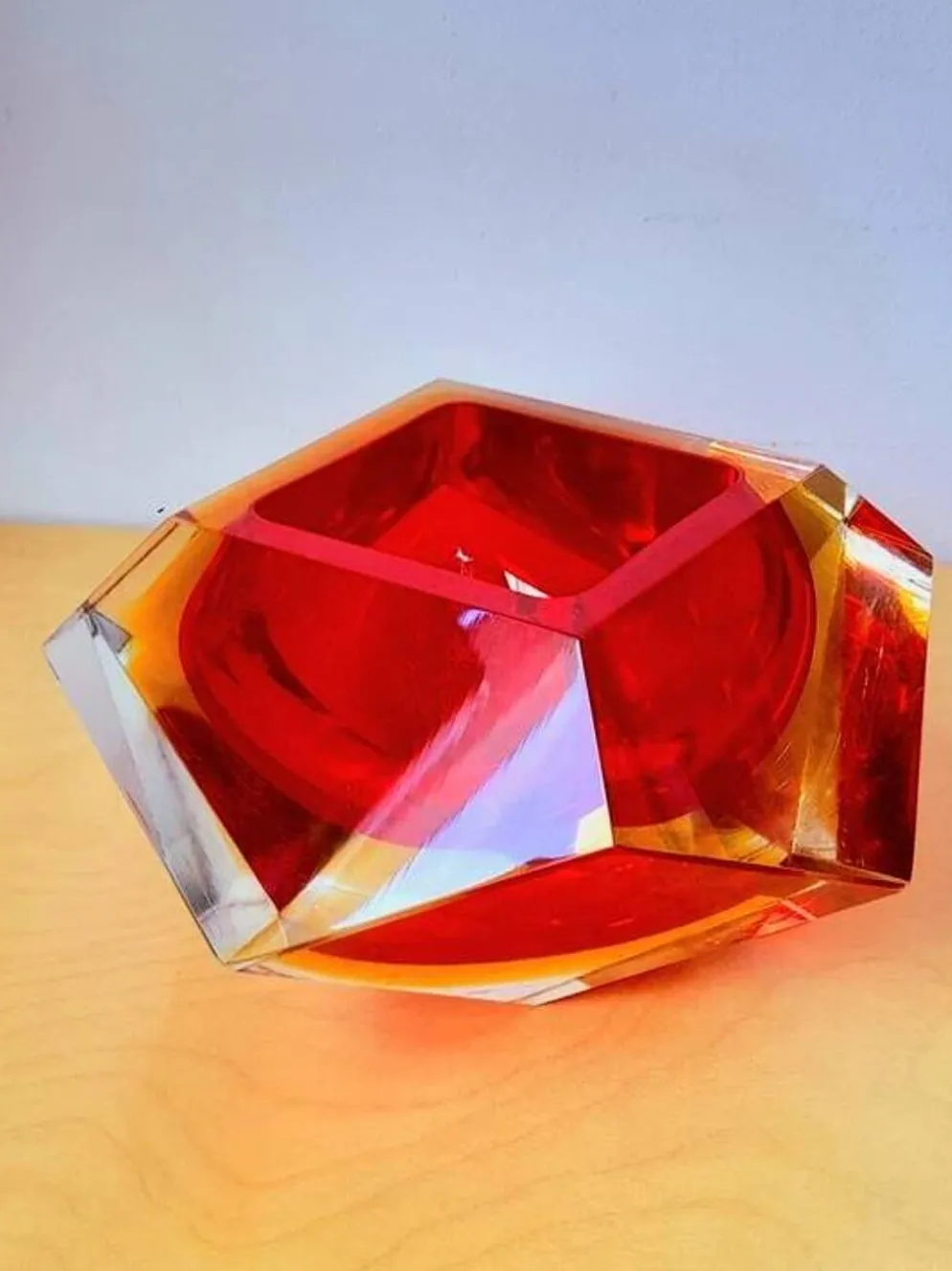 Cendrier sommerso Flavio Poli, Murano 1970