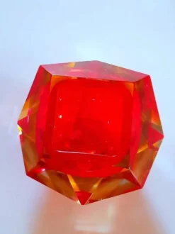 Cendrier sommerso Flavio Poli, Murano 1970