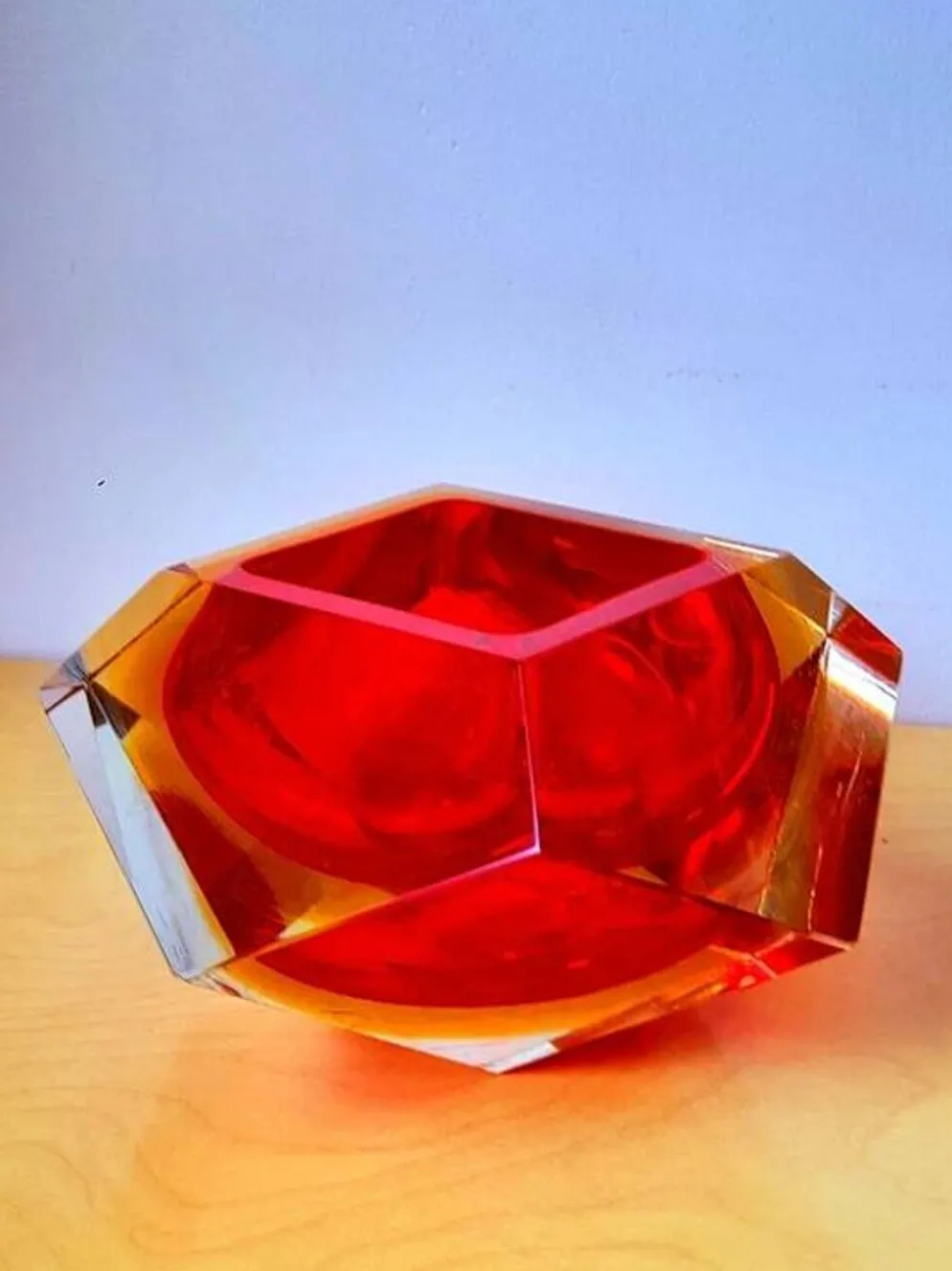 Cendrier sommerso Flavio Poli, Murano 1970