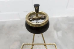 Cendrier Tripode 1960 laiton doré