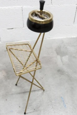 Cendrier Tripode 1960 laiton doré