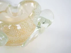 Cendrier, verre de Murano, années 1960, fabriqué en Italie