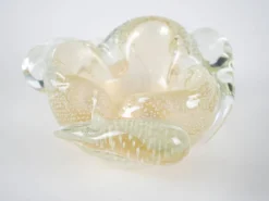 Cendrier, verre de Murano, années 1960, fabriqué en Italie
