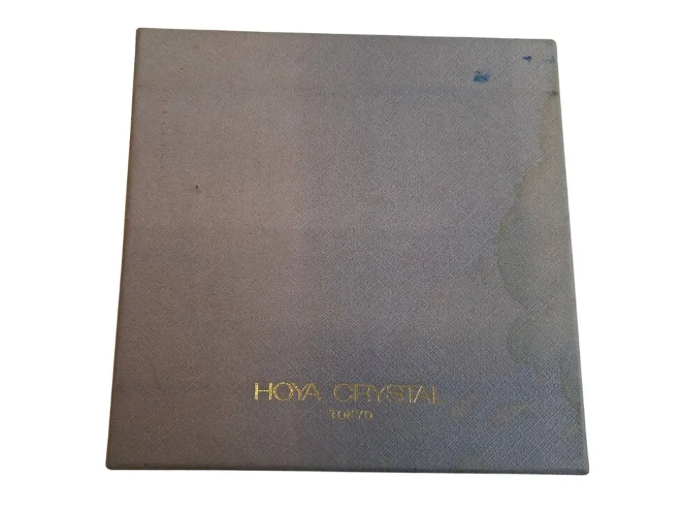 Cendrier Vintage Hoya Crystal Tokyo – Cristal de Haute Qualité 1970