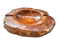 Cendrier Vintage Élégant en Onyx Précieux – Design Italien des années 60