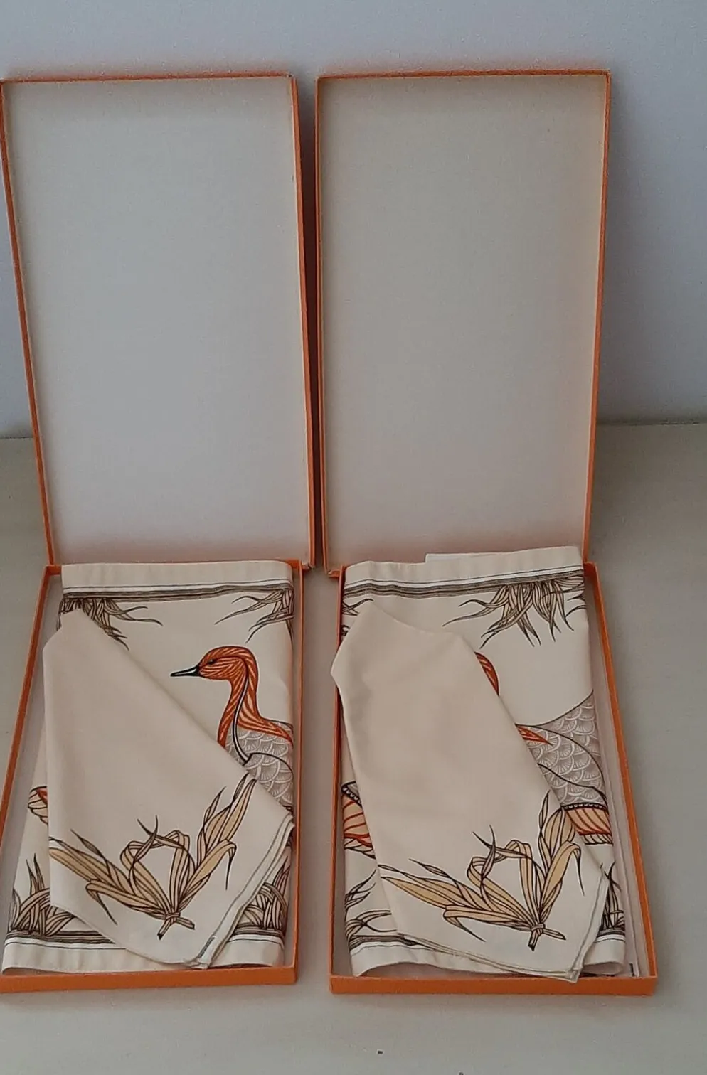 Centre de table et serviette Hermes