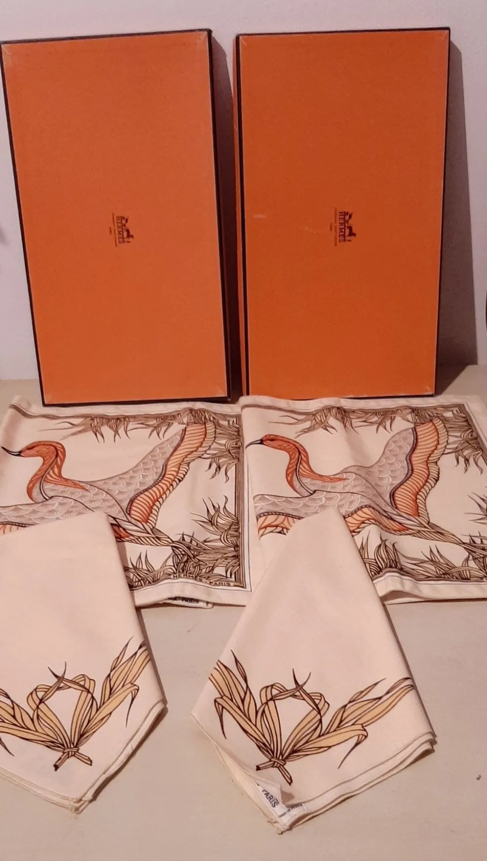 Centre de table et serviette Hermes