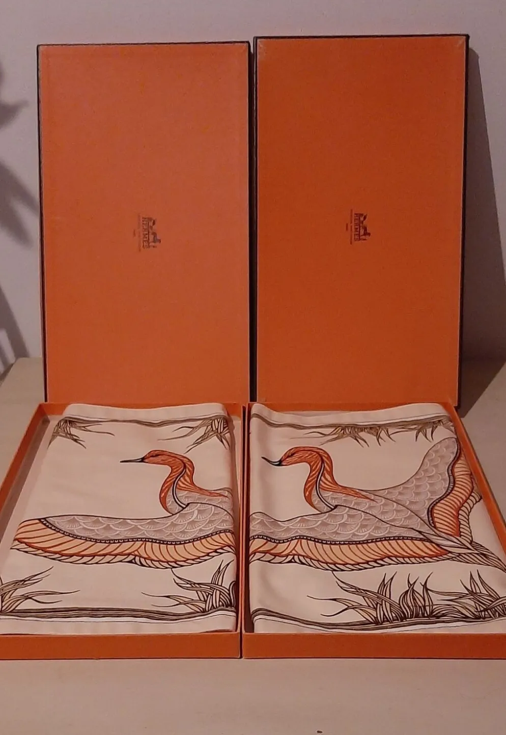 Centre de table et serviette Hermes