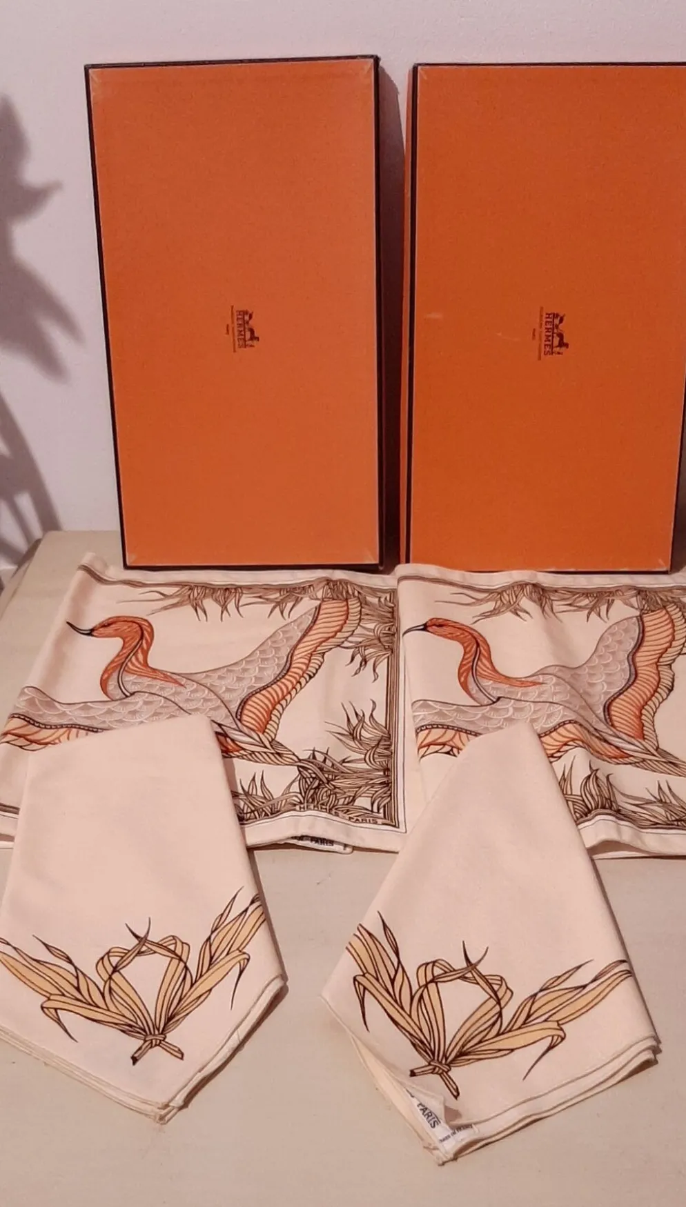 Centre de table et serviette Hermes
