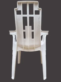 Chaise Boston empilable en plastique par Pierre Paulin pour Henry Massonnet années 1980