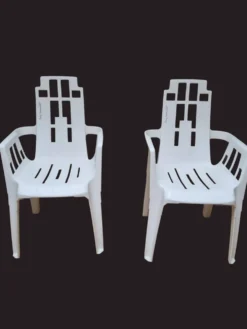 Chaise Boston empilable en plastique par Pierre Paulin pour Henry Massonnet années 1980