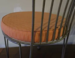 Chaise de jardin en fonte du début du 20e siècle