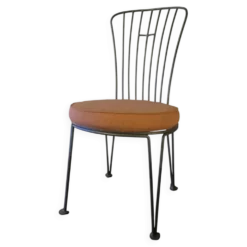 Chaise de jardin en fonte du début du 20e siècle