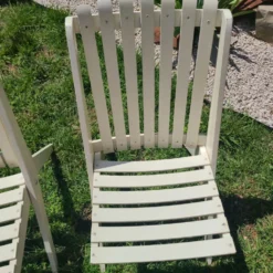 Chaise de jardin vintage années 1970 pliante