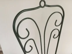 Chaise de jardin vintage en fer forgé