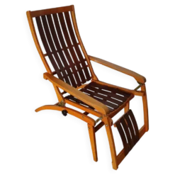 Chaise en bois courbé Thonet Siesta Medizinal 1951 fauteuil lounge