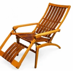 Chaise en bois courbé Thonet Siesta Medizinal 1951 fauteuil lounge