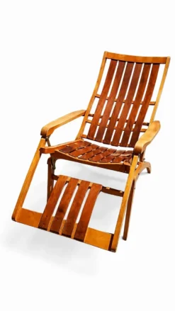 Chaise en bois courbé Thonet Siesta Medizinal 1951 fauteuil lounge