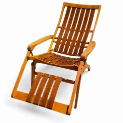 Chaise en bois courbé Thonet Siesta Medizinal 1951 fauteuil lounge