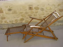 Chaise longue ancienne vers 1900
