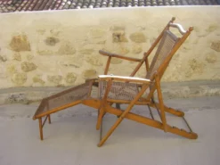 Chaise longue ancienne vers 1900
