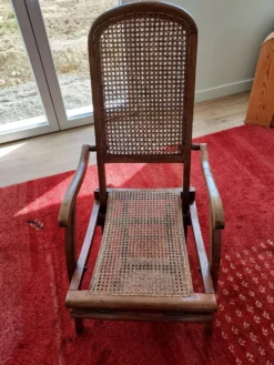 Chaise longue bateau cannée